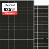 JA Solar 535W Bifacial Solar Panel — 144 Cells.