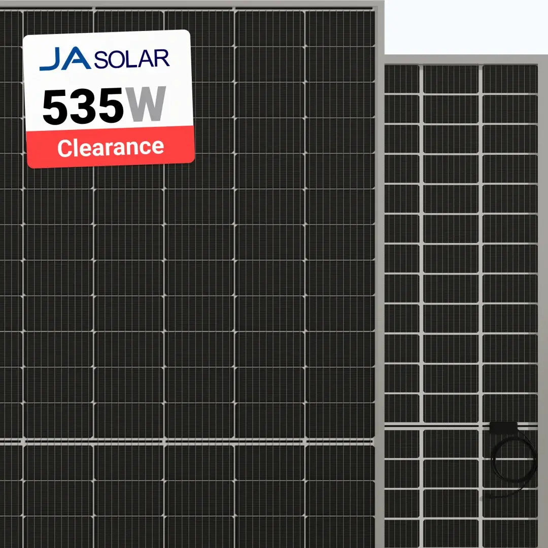 JA Solar 535W Bifacial Solar Panel — 144 Cells.