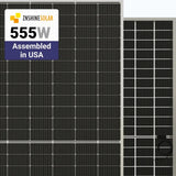 ZNShine Solar 555W Bifacial Solar Panel – 144 Cells.